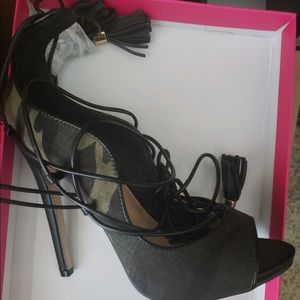 Camp high heel sandals